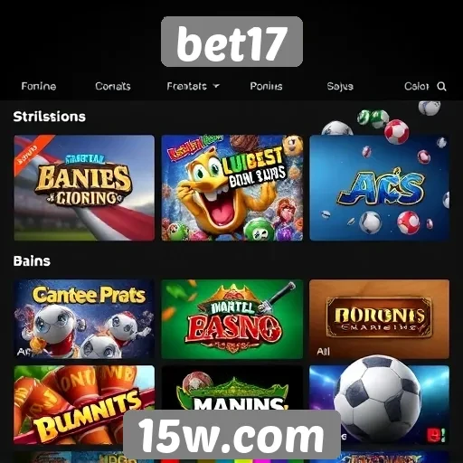 Principais jogos disponíveis no bet17