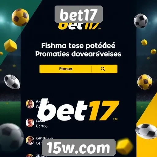 Promoções e bônus disponíveis no bet17